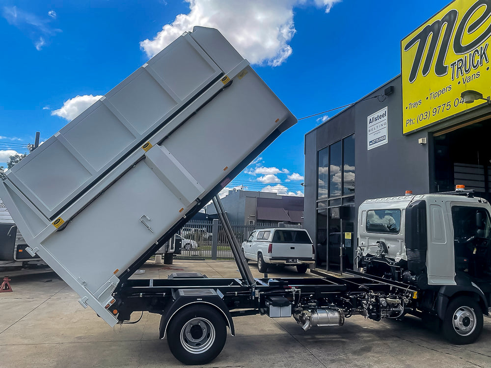 Custom Chipper Tipper built by Metro Truck Body Builders
