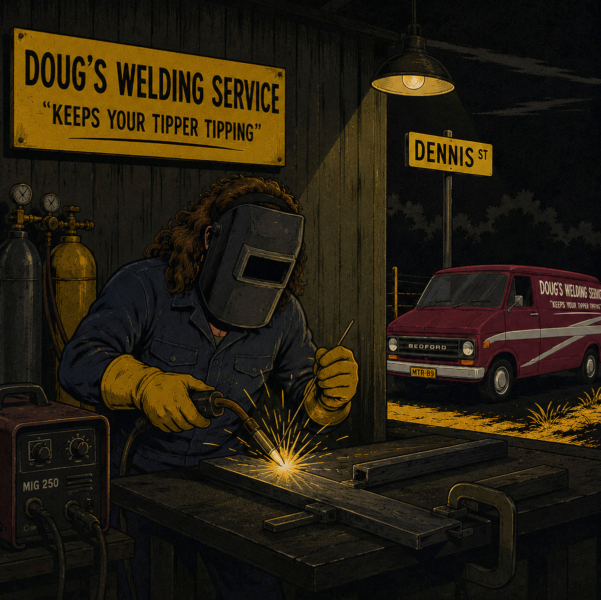 Doug and the early Metro workshop