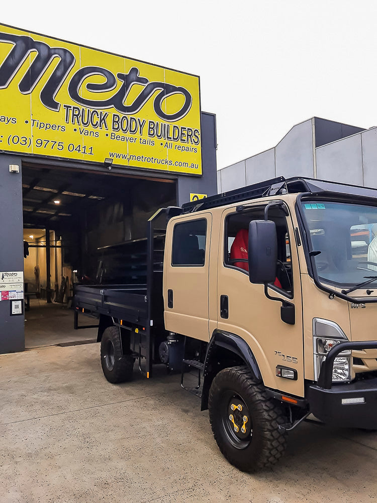 Custom truck body built by Metro Truck Body Builders, custom truck body builders and manufacturers in Seaford, Melbourne, Victoria.
