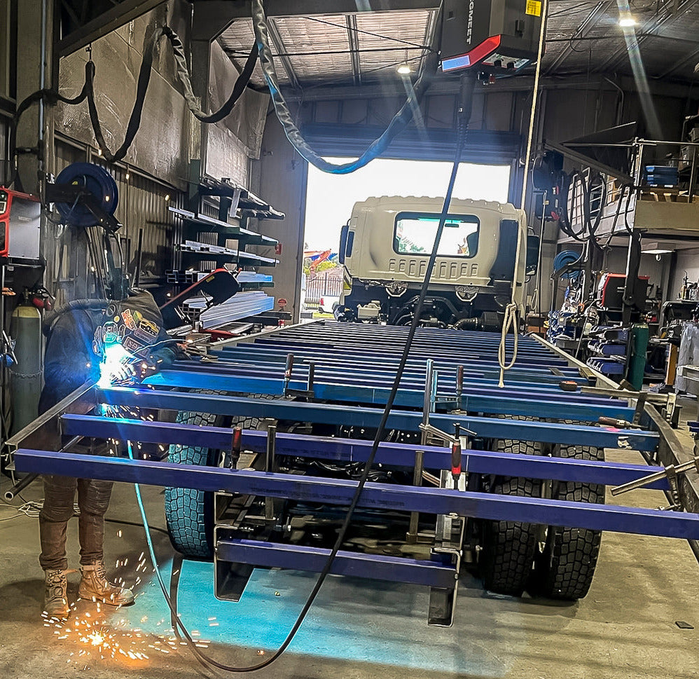 Custom truck body manufactured by Metro Truck Body Builders in Seaford Melbourne