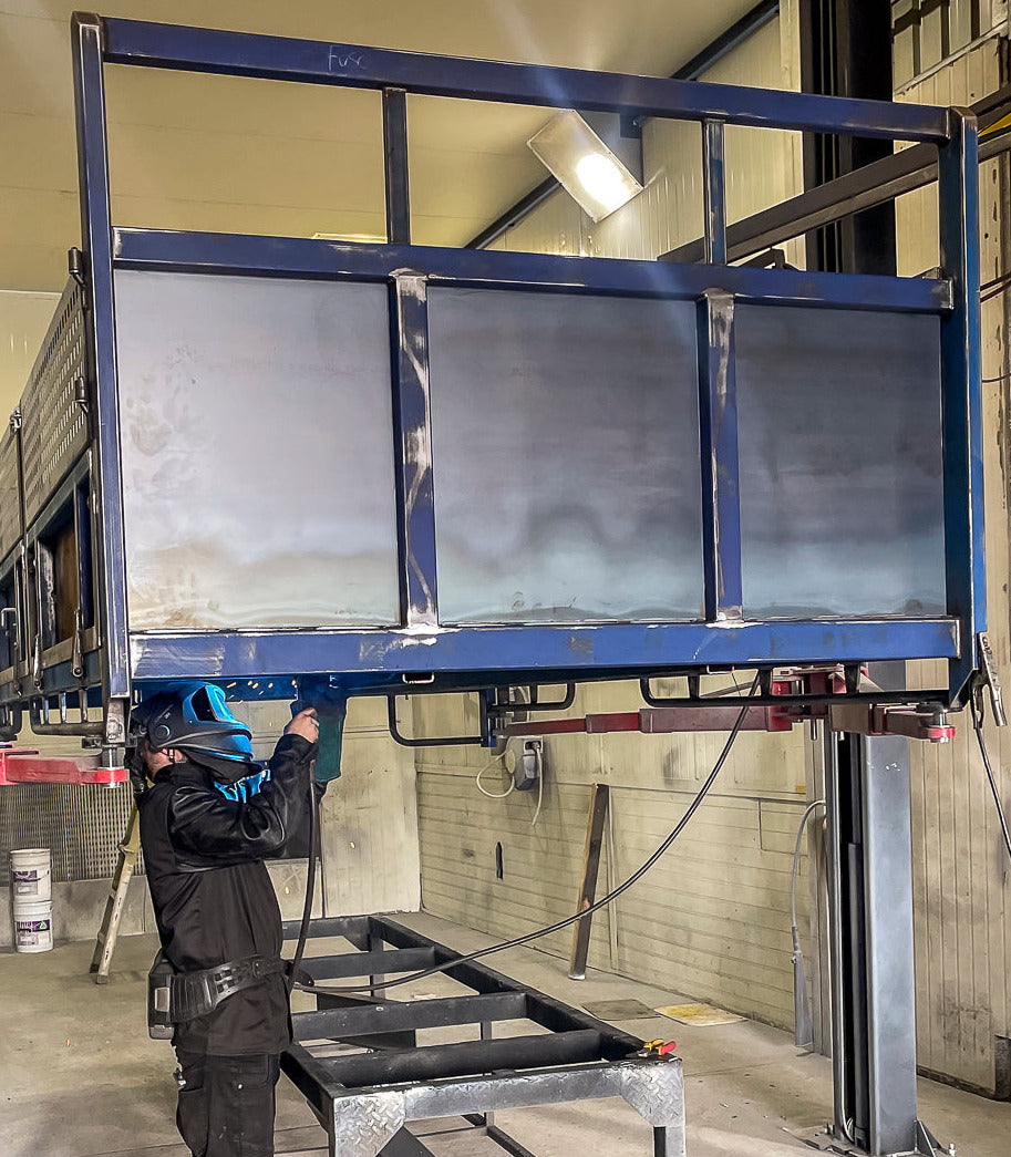 Purpose-built commercial truck body fabricated by Metro Truck Body Builders Melbourne